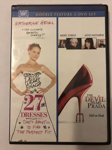 The Devil Wears Prada/27 Dresses DVD Set (2010) Double Feature - Free Shipping - Picture 1 of 4