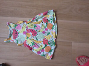 süßes Sommerkleid Kleidchen H&M Gr. 92 Mädchen Kleid Obst Erdbeere Melone