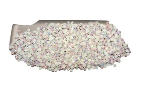 Mixed 1000Pcs 2-6Mm White AB Resin Nail Rhinestones 3D Non Hotfix Glitter round - Picture 1 of 5