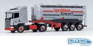 Herpa Sewert Spedition Scania 124 42cbm Siloauflieger 3514 - Bild 1 von 1
