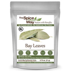 The Spice Way Bay Leaves Whole 0.75 oz - Picture 1 of 7