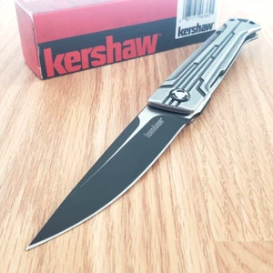 Kershaw Noventa Frame Folding Knife 3.25" D2 Tool Steel Blade Stainless Handle - Picture 1 of 22