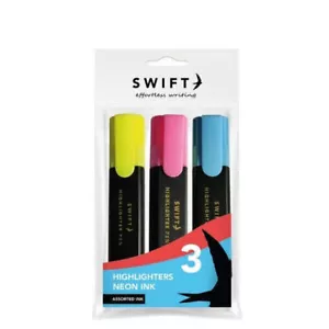 Evidenziatori Swift®, 3pz Assortiti. - Picture 1 of 7