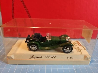 Coche modelo diecast Solido Age D'or 1:43 Jaguar SS100 Roadster verde 1938 4002 Foto 1 de 4