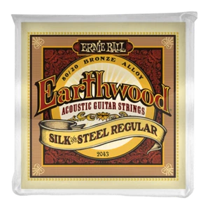 Cuerdas de guitarra acústica regular Ernie Ball 2043 Earthwood seda y acero; 13-56 - Imagen 1 de 1