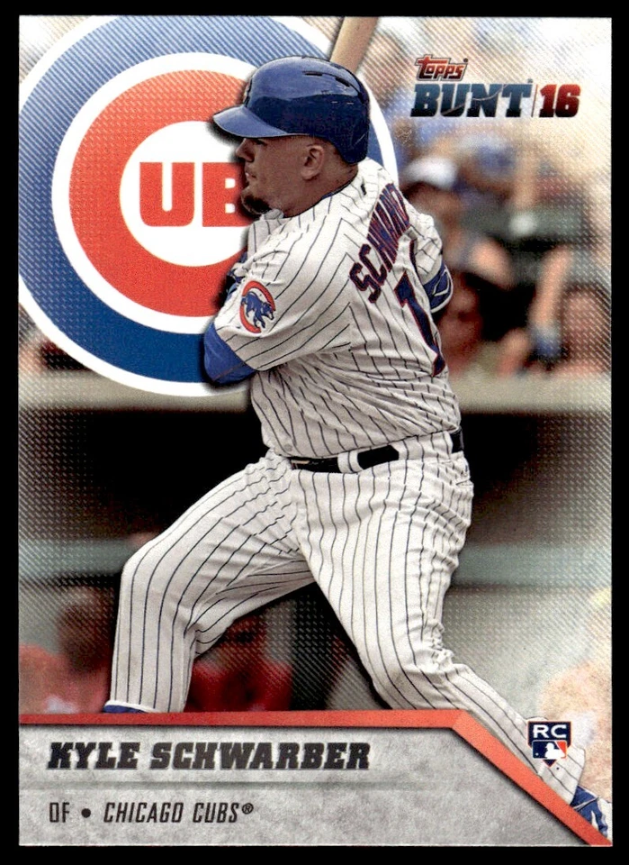 2016 Topps Bunt -RC- Kyle Schwarber Rookie Chicago Cubs #91 - Image 1 of 2