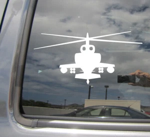 Attack Helicopter Chopper - War Army Car Window Laptop Vinyl Decal Sticker 09032 - Picture 1 of 2