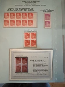 Nachkriegszeit Postwertzeichen ( Bizone ) - Bild 1 von 5