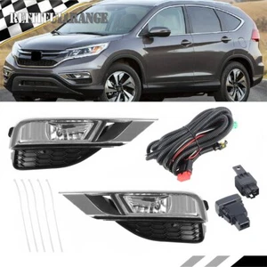 For 2015 2016 Honda CRV Bumper Fog Lights Lamps w/Switch+Wiring Left&Right Side - Picture 1 of 10