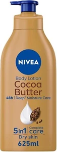 NIVEA Body Lotion Dry Skin Cocoa Butter Deep Moisturize Care Vitamin E - 625ml - Picture 1 of 4
