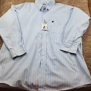 Preppy Disneyland Resort Tailoring Men's Long Sleeve Casual Shirt Size XL NWT - Picture 1 of 6