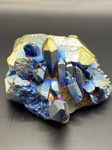 Rainbow Aura Titanium Quartz Cluster 242 Grams - Picture 1 of 4