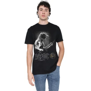 Camiseta para guitarra fotográfica AC/DC S-2XL, negra - Imagen 1 de 5