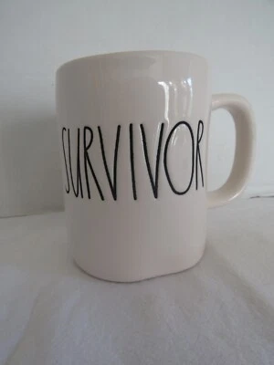 TAZA RAE DUNN "SURVIVOR" INTERIOR ROSA Foto 1 de 3