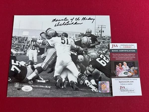 Dick Butkus, "Autographed" JSA (Monster of the Midway) 8x10 Photo  Scarce  Bears - Picture 1 of 1