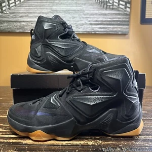 Men’s Size 14 - Nike LeBron 13 Black Lion 807219-001 Very Clean Pre Owned - Picture 1 of 8
