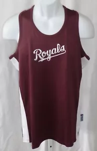 Camiseta sin mangas de béisbol de los Kansas City Royals lados blancos marrón *Imperfecta* - Imagen 1 de 2