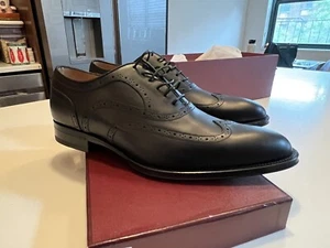 Bally Dress Oxfords Shoes Black U-GINGO/00 Leather sz 11 New Box Swiss Made - Picture 1 of 15