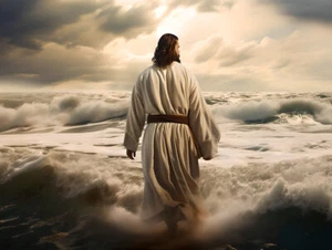 Christian Religious Jesus Canvas Art -Home Decor Wall Art Print Poster Painting - Picture 1 of 9
