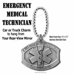 EMT METAL AUTO CAR TRUCK CHARM EMERGENCY MEDICAL RESCUE PARAMEDIC HOT! #P' - Picture 1 of 13