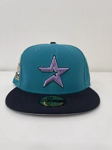 Houston Astros New Era Hat Club MLB 50 Year Anniversary Fitted Cap Hat 7 1/8 - Picture 1 of 4