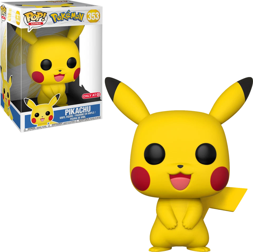 Funko Pop! Vinyl Jumbo 10 in: Pokémon - Pikachu - Target (Exclusive) #353