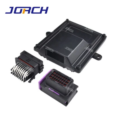 24 Pin Single Aluminum Car Ecu Case Enclosure With Fci Pcb plug 211PC249S0033 - Image 1 of 4