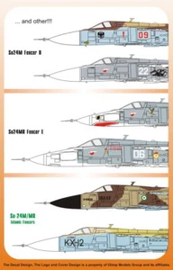 Authentic Decals 1/48 #4878 Russian Su-24M Fencer-D "Syrian War" - Picture 1 of 3