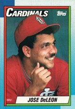 1990 Topps # 257 Jose DeLeon St. Louis Cardinals