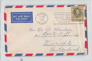 12121 AUSTRALIA ST KILDA TO ZURICH - 1960 - Picture 1 of 2