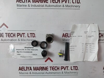 Amphenol/Glenair 97-3106a-14s(621)(850) Circular Shell Connector Plug Set - Image 1 of 4