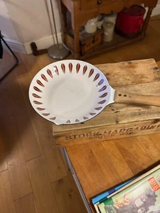 Vintage Cathrineholm Dark Brown & White Skillet Pan – Great! - - Picture 1 of 5