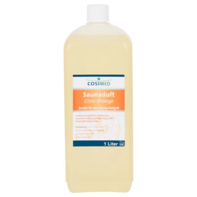 cosiMed Saunaduft Citro-Orange, Konzentrat, Saunaaufguss, Saunazubehör, 1 l - Bild 1 von 2