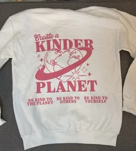 Girl’s Hoodie Sweatshirt Size Small Oversized NWOT - Picture 1 of 4