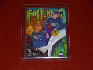 2025 Topps Chrome Fortune 15 RC Roki Sasaki - Picture 1 of 1
