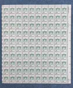 Scott #1606, 30c Schoolhouse, Mint sheet/100, LR #39134, MNH (R10-77c) - Picture 1 of 1