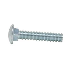 3/8"-16 x 6" Zink Schlittenschraube, Klasse 307A, Vollgewinde - Stck 50 - Bild 1 von 4
