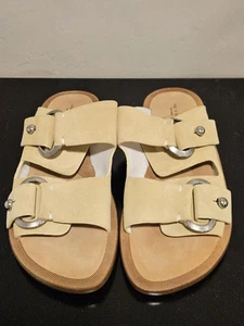 rag & bone Avost Sandals Soleil Beige Womens Sz 8 US 39 EU Slides Buckles Shoe - Picture 1 of 9