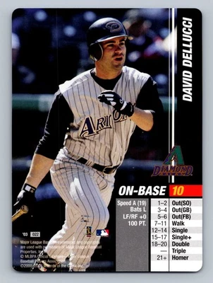 2003 MLB Showdown Pennant Run David Dellucci #022 - Image 1 of 2