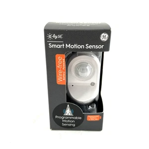 GE Cync Smart Wire-Free Battery Powered Programmable Motion Sensor White - Picture 1 of 6