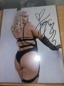 Foto firmada por Taya Valkyrie 11x14 TNA Wrestling AEW WWE NXT - Imagen 1 de 1