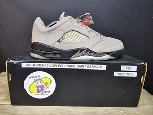 Größe 10,5 Paris Saint-Germain Air Jordan 5 Retro Low Paname DS mit Ersatzkarton - Bild 1 von 10