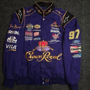 Vintage 2000s Crown Royale Number 97 Kurt Busch Racing Jacket  - Bild 1 von 6