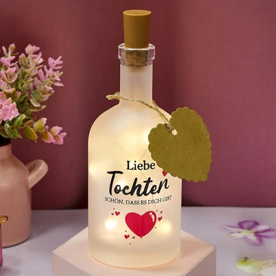 Luce LED per Bottiglia Con Scritta Bottiglia per Decorazioni Luminosa a LED Con  - Immagine 1 di 4