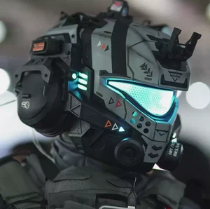 Titanfall 1/1 Cosplay Future Style Helmet Retractable Wearable Model - Picture 1 of 10