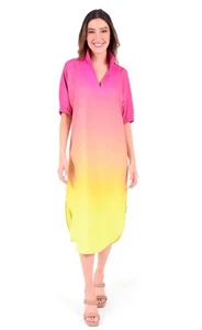 Emily Mccarthy Mujer’s Poppy Caftan Al Atardecer Talla XXS - Imagen 1 de 7