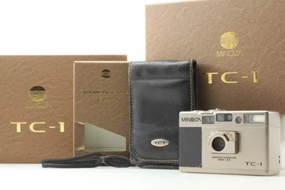 [КАК НОВЫЙ с коробкой и чехлом] Пленочная камера Minolta TC-1 Point & Shoot 35 мм из Японии - Изображение 1 из 4