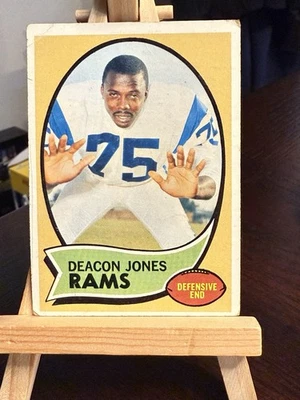 1970 Topps Football Deacon Jones #125 Rams HOF Hall of Fame - Image 1 of 2