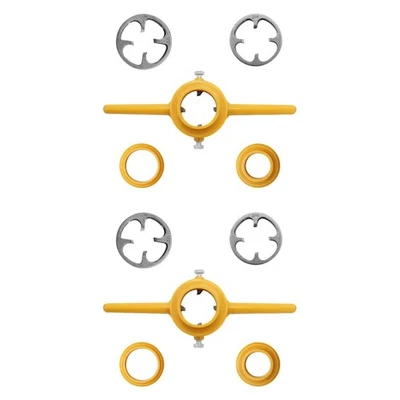  2 Sets Plumbing Tool Tap and Die Pipe Thread Kit Tools for Professional Plumber - Image 1 of 4