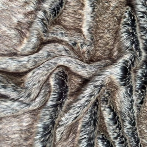 American Raccoon Prestige Luxe Faux Fur Fabric Material - 150cm Wide Extra Heavy - Picture 1 of 3